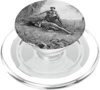 Adán y Eva Gustave Dore PopSockets PopGrip para MagSafe