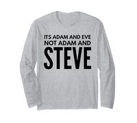 Adán y Eva, no Adán y Steve Manga Larga