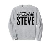 Adán y Eva, no Adán y Steve Sudadera