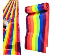 Adaobbt Alfombrilla antideslizante para césped, robusta, colorida, para jugar al aire , tobogán acuático y alfombrilla antideslizante para jardín, para niños, niñas, adolescentes y jóvenes