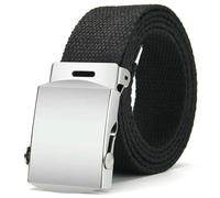 ADAOQIN Cinturón táctico Unisex para Vaqueros, de Lona, de 3,0 cm, para Hombre y Mujer, 1 Unidad.