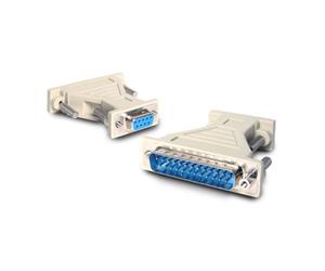 ADAPATDOR SERIE DB9 HEMBRA A SERIE DB25 MACHO