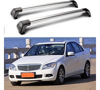 ADAPEY para Mercedes Benz C Class W204 4 Door Sedan 2007-2014 Barras de Techo Portaequipajes Barras Transversales, Aluminio Barras de Techo Portaequipajes Barras