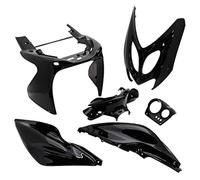 ADAPTABLE - Kit Carenados MBK - NITRO, YAMAHA - AEROX antes del 2013 - NEGRO BRILLANTE - 15070