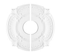 Adaptación De Luz De Techo Rosa - Medallero De Techo Para Techo, Placa De Cubierta Decorativa, Placa De Uniforme Con Luz Sobre Techo | Lámparas De PU