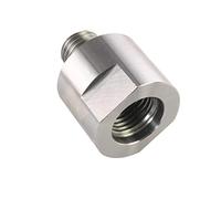 Adaptador, 1 pulgada X 8TPI a M33 X 3,5, for mandril de torno de carpintería, adaptador de husillo de torno, plateado