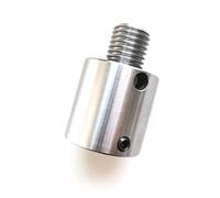 Adaptador, 1 pulgada x 8TPI a M33 x 3,5, for mandril de torno de madera, adaptador de husillo de torno, plateado