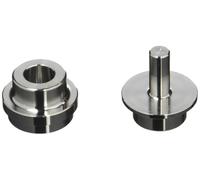 Adaptador (142 mm) para rodillos, E-Thru Tacx T1709, Unisex-Adult, Pleateado, Talla única, Plateado