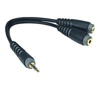 Adaptador 1x3,5 m.ster./2x3,5f.ster. 0,2 m, AYB-4