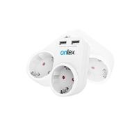 ADAPTADOR 230V + 2USB GIRATORIO 360º