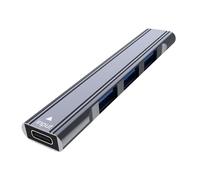 Adaptador 4 en 1 USB 3.0 2.0 para laptop, portátil, 4 puertos, lector divisor USB, accesorios de computadora