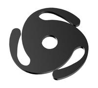 Adaptador 45 -lap - Convertidor de aluminio sólido para grabaciones de vinilo | Accesorio de alta precisión para platino de técnicas, ideal para lectura estable y reproducción de f