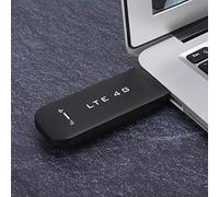 Adaptador 4G LTE USB WiFi, Tarjeta de Red USB Inalámbrica Adaptador de Red USB 100Mbps Adaptador 4G LTE de Alta Velocidad WiFi Modem Stick, Soporte para Tarjeta de Memoria de 32GB, Negro
