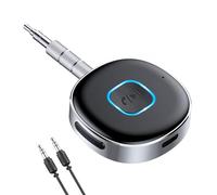 Adaptador 5.3 para Autorradio - Receptor AUX Inalámbrico con Reducción de Ruido CVC 8.0, 16 Horas de Autonomía, Conexión Dual, Compatible con Smartphones y Portátiles