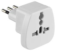 Adaptador 70042 de Viaje Universal a Italia, blanco