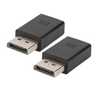 Adaptador 8K, Amplia Aplicación DP Macho a Mini DP Hembra Adaptador de Alta Resolución 2 Modos para Portátiles para Monitores para Proyectores