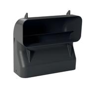 Adaptador 90º Bosch HEZ9VDSB4 Negro para conexión segura Siemens/Bosch 222x89x209mm