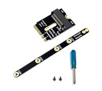Adaptador A+E a NVME Interfaces WIFI A+E a M PCIE4.0 Tarjeta elevadora con soporte para tarjeta de expansión 2230 2242 2260 2280