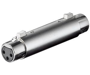 Adaptador/acoplamiento xlr, toma a toma, zócalo xlr (3 pines) > zóca
