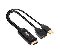 Adaptador Activo - CLUB 3D - CAC-1331 - HDMI 2.0 - DisplayPort 1.2 - 4K 60Hz HDR