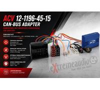 Adaptador ACV 12-1196-45-15 CAN-Bus compatible con vehículos Mercedes, VW Cra...
