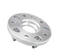 Adaptador Adaptador Ensanchado Para Modificación Rueda PCD 5x114,3 CB 64,1mm Espaciador 5x4,5" Para Odyssey Para Civic Espaciadores De Rueda(Plata,15mm)