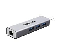 Adaptador - Adaptador USB 3.0 con 1 Puerto Gigabit, función HUB, Compatible con múltiples Dispositivos, Material Duradero. *