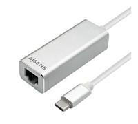 ADAPTADOR AISENS USB 3.1 TIPO-C A LAN ETHERNET 10/100/1000 MBPS 15CM PLATA A109-0341