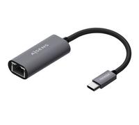 AISENS Conversor USB3.1 Gen1 USB-C A Ethernet Gigabit 10/100/1000 Mbps. Gris. 15cm