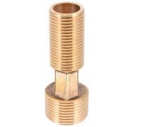Adaptador Ajustable Giratorio Dorado Ducha de Cobre y Baño | Distancia de Instalación Regulable, Compatible Mayoría de Accesorios, Acabado Dorado, Uso en Baño