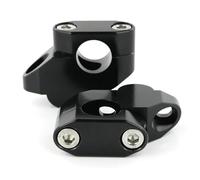 Adaptador Altura del Manillar Elevador De Manillar para Motocicleta para para ZRX1200R KLX140R/RF/RL KLX230 230SE/R/RS/S/SM KX65 Adaptador Abrazadera Montaje(Negro)