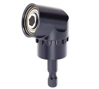 Adaptador angular para taladro de 105°, portapuntas magnético 1/4" de cambio rápido, accesorio robusto en acero cromo vanadio, ideal para espacios estrechos y trabajos de precisión