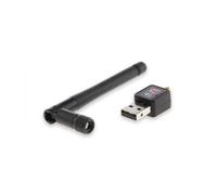 Adaptador WiFi Savio CL-63 USB 2.0 150 Mbps antena 2,4 GHz 20 dBm negro
