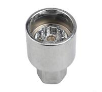 Adaptador antirrobo de bloqueo de rueda para Seat Coches Reemplazo Parte 3d0698137 Acero Inoxidable Llanta Tornillo de Seguridad Perno Acabado Plata Tamaño 525