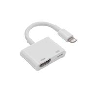 Adaptador Apple Lightning a HDMI, dongle de audio AV digital, cable de pantalla de sincronización 1080P para iPhone