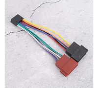 Adaptador Arnés 16 Pines ISO Para Radio Kenwood JVC, 2 Piezas | Conexión plug and play para estéreo de coche, Carcasa de ABS, Conector ISO para reproductor CD MP3
