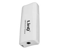 Adaptador audio Bluetooth USB / Jack 3.5mm función kit manos libres LinQ Blanco