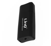 Adaptador audio Bluetooth USB / Jack 3.5mm función kit manos libres LinQ Negro