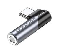 Adaptador Audio Vention BGWH0 Jack 3.5 Hembra a USB-C Gris