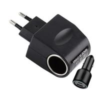 Adaptador automático Adaptador Estable Conector con converger 220V en 12V con Pantalla LED | Accesorios de vehículos motorizados Adaptadores Conchips para la cámara del Tablero, teléfono, de
