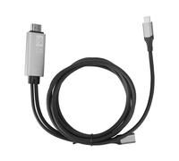 Adaptador AV digital para iPhone y iPad, cable Lightning a HDMI, certificado Apple MFi, Plug and Play, conexión de TV de alta definición 4K UHD