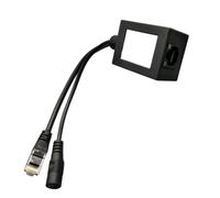 Adaptador avanzado Gigabit de alimentación a través de Ethernet para entrada de CC 12-30 V y distribución de señales de red a múltiples dispositivos