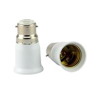 Adaptador B22 A E27, Adaptador Bayoneta A Rosca Bombillas, Bayoneta Bombillas Ventilador Techo Convertidor Adaptadors Bombilla LED, Adaptadors Rosca Bayonetas Bombilla Convertidor Portalámparas