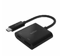 ADAPTADOR BELKIN AVC002BTBK USB-C A HDMI + CARGA 60W COLOR NEGRO