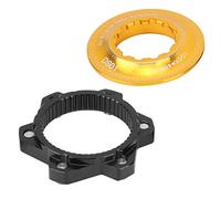 Adaptador bloqueo central, conversión 6 pernos freno disco, adaptador asiento rotor, Negro Dorado, for ciclistas montaña y talleres de bicicletas