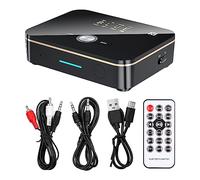 Adaptador Bluetooth 2 en 1 5.0 Remitente Bluetooth + Receptor Bluetooth Portátil y recargable Seis interfaces AUX RCA Digital Óptico/Coaxial USB/TF Soporte NFC con control remoto