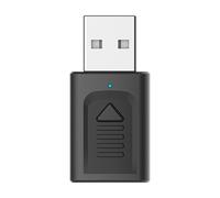 Adaptador Bluetooth 4 en 1 5.0 USB inalámbrico emisor y receptor de audio para música y TV, adaptador AUX de 3,5 mm portátil.