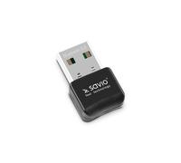 Adaptador Bluetooth Savio BT-050 USB 5.0 10m Negro ultra compacto
