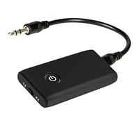 Adaptador Bluetooth 5.0 Transmisor, 3.5 mm Jack Adaptador, 2 en 1 Wireless Receptor Bluetooth, para PC/TV/Sistema de Audio Auriculares MP3/MP4 Altavoz HiFi Radio, Not Compatible with EarPods 4