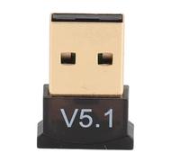 Adaptador Bluetooth 5.1, Adaptador USB Bluetooth 5.0 para PC, Transmisión Rápida de Datos Modo Dual Sonido HiFi Adaptador Dongle Bluetooth Inalámbrico USB para 7 8 8.1 10